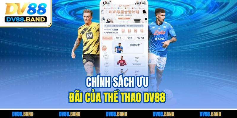 Chính sách ưu đãi của thể thao DV88 